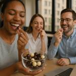 UNIQBITE Chocolate Covered Coffee Beans, 4.4 Oz, Mixed Chocolate Dragees with Whole Roasted Coffee, White-Dark-Milk Chocolates, Resealable Bag