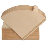 Niveaya 200 Count Cone Coffee Filters, Size 02 Natural Unbleached Paper Coffee Filter, Disposable Cone Filters for Pour Over and Drip Coffee Maker (2-4Cup)