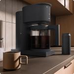 Chefmann Caffeinator Drip 14-Cup Programmable Coffee Maker, Black