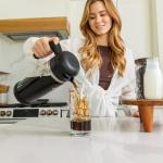 VINCI Cold Brew 360, Glass Cold Brew Coffee Maker Featuring Patented Dual Filter 360 Brewing Technology, Cold Brew for Iced Coffee (1.4 Liter / 47 FL.OZ)