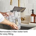 Chefman Crema Supreme 15 Bar Espresso Machine with Milk Frother, Barista Steam Wand, Professional Coffee Maker with Coffee Grinder, 30 Grind Settings, 3L Removable Water Tank - Stainless Steel