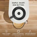 Nespresso Vertuo Pop+ Coffee and Espresso Maker by Breville with Milk Frother, Coconut White