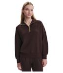 Varley Womens Hawley 1/2 Zip Sweater Coffee Bean Small