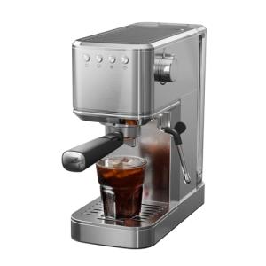 JZ.CAFE Espresso Machine with Rapid Cold Brew, Hot & Iced Coffee Machine, Espresso Maker with Milk Frother Steam Wand, One Touch Control with 41oz Water Tank for Latte, Cappuccino, Gift