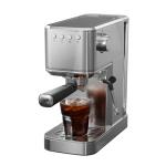 JZ.CAFE Espresso Machine with Rapid Cold Brew, Hot & Iced Coffee Machine, Espresso Maker with Milk Frother Steam Wand, One Touch Control with 41oz Water Tank for Latte, Cappuccino, Gift