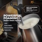 JZ.CAFE Espresso Machine with Rapid Cold Brew, Hot & Iced Coffee Machine, Espresso Maker with Milk Frother Steam Wand, One Touch Control with 41oz Water Tank for Latte, Cappuccino, Gift