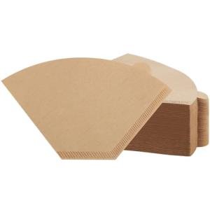 100 Count Coffee Filter #2, 2 Cone Coffee Filters Unbleached Natural 2 Cone Filters Paper Compatible with Drip and Pour Over Coffee Maker