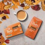 Peet's Coffee, Flavored Light Roast Keurig K-Cup Pods - Pumpkin Spice 10 Count (1 Box of 10 K-Cup Pods)