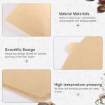 100 Count Coffee Filter #2, 2 Cone Coffee Filters Unbleached Natural 2 Cone Filters Paper Compatible with Drip and Pour Over Coffee Maker