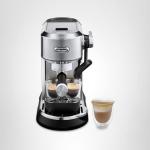 De'Longhi Dedica Maestro Plus Espresso Machine, Automatic Steam Wand, 3 Coffee Temp & Milk Foam Settings, 54oz Removable Tank, Easy-to-Clean Dishwasher-Safe Parts, Compact Stainless Steel Design