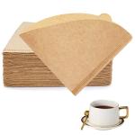 BYKITCHEN Small Coffee Filters, Size 01, Set of 200, Disposable Cone Coffee Filters Paper, Natural Paper Filters for Pour Over Coffee Dripper and Coffee Maker (1-2 Cup)