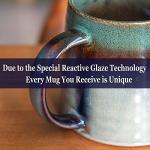 HYTYSKAR Large Ceramic Coffee Mugs, Handmade Pottery Mug, Tea Cups with Handle for Office and Home, 16 oz, Dishwasher and Microwave Safe (Ink Green)