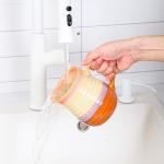 masoline 23 oz Large Ceramic Coffee Mugs, Handmade Cup with Large Handle, Big Tea and Coffee Cups for Office and Home, Microwave and Dishwasher Safe (Crystal Green)