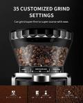 SHARDOR Conical Burr Coffee Grinder Electric 2.0, Adjustable Coffee Bean Grinder with 35 Precise Grind Setting for 2-12 Cup, Anti-static, Black