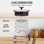 OVENTE 34 oz French Press Coffee & Tea Maker