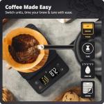 Precision Coffee Scale with Timer - 3kg Capacity