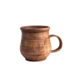 Handmade Brown Ceramic Coffee Mug - 8.5 oz