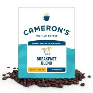 Cameron's Coffee Breakfast Blend Whole Beans, Light Roast