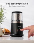 SHARDOR One Touch Coffee Grinder Electric, Spice, Herb, For Coffee Bean Spices and Seeds with 1 Removable Stainless Steel Bowl, Dry Grinder, Black