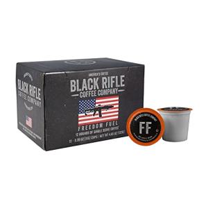 Black Rifle Coffee Company Dark Roast Coffee Pods – 100% Arabica, Bold, Smoky Single-Serve K-Cup Compatible – Veteran-Founded Premium Coffee – Freedom Fuel – 12 Count