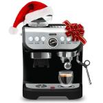 Zulay Kitchen Magia Manual Espresso Machine with Grinder and Milk Frother - 15 Bar Pressure Pump Cappuccino Machine - Latte Machine - & Extra Large 2L Removable Water Tank