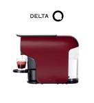 Delta Q Quick Espresso Capsule Machine – Color Red - Compact 0.8 L, Capsule System