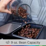 Bosch 300 Series Fully Automatic Espresso and Coffee Machine – In-Cup Frother, OneTouch Milk Drinks, 5 Drink Options, Ceramic Grinder, Easy Clean & Descale, in Silver TIU20307