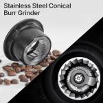 URintells Cuising Coffee Maker with Grinder, 22OZ Drip Coffee Maker with 5 Cup Glass Carafe and Removable Filter, Programmable Hot and Cold Bean to Cup Coffee Machine with Timer, Auto Shut Off