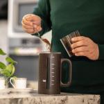 Ubeca The 34oz Large French Press Coffee Maker – Elegant Borosilicate Glass Carafe, Heat-Resistant & Minimalist Handle, Premium Design for Coffee, Tea & Hot Drinks – BPA-Free 1000ml Coffee Brewer