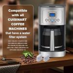 24 Pack Water Filters for Cuisinart Coffee Makers - Charcoal Cuisinart Coffee Filter Replacement, Improves Water Quality and Coffee Taste - Fits All Cuisinart Models