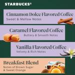 Starbucks K-Cup Coffee Pods, Starbucks Blonde, Medium, Dark Roast and Flavored Hot or Iced Coffee, Variety Pack, 40 Keurig Pods