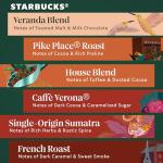 Starbucks K-Cup Coffee Pods, Starbucks Blonde, Medium, Dark Roast and Flavored Hot or Iced Coffee, Variety Pack, 40 Keurig Pods