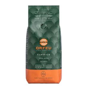 ORFEU - Special Coffee Classic Roasted Beans - 100% Arabica Coffee, Medium Roasted, Aroma of Floral, Fruity & Caramel, Balanced Acidity, Made In Brazil, Soft with Velvety Structure - 250g (8.8oz)