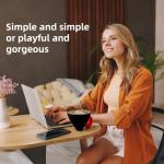 Pevxuoleo Fulcrum Balance Coffee Mug 7oz, Unique Ceramic Coffee Cup Handmade for Modern Home，Office, Novelty Gift for Christmas, Birthday(Black)