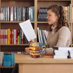 Painted Book Mug 2025 New Novelty Mugs for Book Lovers Gifts Unique Handmade Coffee Mugs Glass 11 0z Cool Funny Bookish Tea Cups Cute Tumblers Books Worm Readers Writers Librarian Gifts Women (1PC)