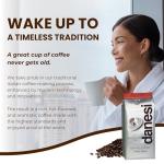 Danesi Caffe Italian Whole Coffee Beans - Espresso Coffee Beans and Medium Roast Whole Bean - Perfect for Espresso Machines, French Press, and Home Brewing - Classic (2.2 lb)