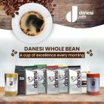 Danesi Caffe Italian Whole Coffee Beans - Espresso Coffee Beans and Medium Roast Whole Bean - Perfect for Espresso Machines, French Press, and Home Brewing - Classic (2.2 lb)