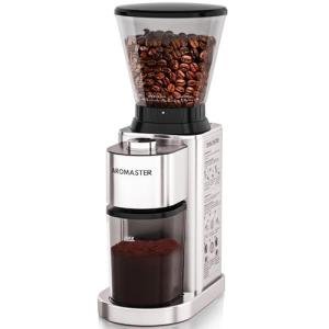 Aromaster Electric Burr Coffee Grinder with 24 Settings