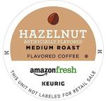AmazonFresh 80 Ct. K-Cups, Hazelnut Flavored Medium Roast, Keurig K-Cup Brewer Compatible