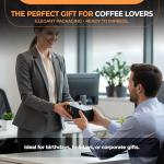 Travel French Press Coffee Maker 15oz Stainless Steel Double-Walled Vacuum Insulated Coffee Mug with Leak-Proof Locking Lid, Keeps Coffee Hot 4 Hrs Portable for Camping, Office, Car, Valentine's Gift