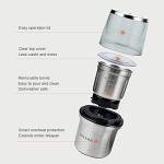 Secura Electric Coffee and Spice Grinder with 2 Bowls