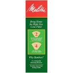 Melitta #2 Cone Coffee Filters, Bamboo, 80 Count