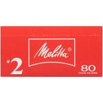 Melitta #2 Cone Coffee Filters, Bamboo, 80 Count