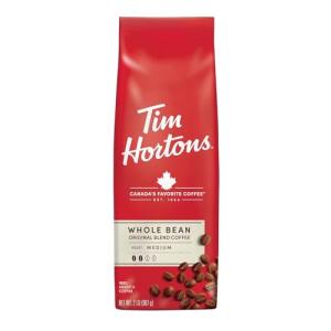 Tiim Hortons Original Blend Whole Bean Coffee, Medium Roast, 100% Arabica, 2 LB (907g)