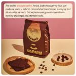 Cafely BanMe - Peaberry Robusta Whole Bean Vietnamese Coffee – Dark Roast, High Caffeine (Bold & Intense), Low Acid, Single Origin, High Antioxidants, Direct Trade, For Phin, French Press, Pour Over, 12 oz