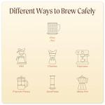 Cafely BanMe - Peaberry Robusta Whole Bean Vietnamese Coffee – Dark Roast, High Caffeine (Bold & Intense), Low Acid, Single Origin, High Antioxidants, Direct Trade, For Phin, French Press, Pour Over, 12 oz