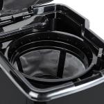 Amazon Basics Programmable 12 Cup Drip Coffee Maker, Coffee Machine with Glass Coffee Pot (1.9 Qt), Auto Shut-off, Touch Screen, Auto Pause, Removable Filter Basket, Black & Silver