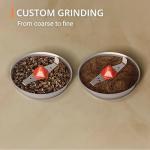 KRUPS Electric Blade Coffee Grinder 1.6 Oz, Adjustable Coarse to Fine for the Perfect Espresso, Grind Coffee Beans, Spices & Herbs, Removable Dishwasher Safe Bowl, Black