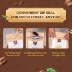 Buon Me Coffee Originalé Ground Coffee, 100% Robusta Bean, Medium Roast Vietnamese Coffee, Everyday Strong Brew – 17.6oz Bag