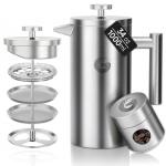 Insulated Stainless Steel French Press Coffee Maker